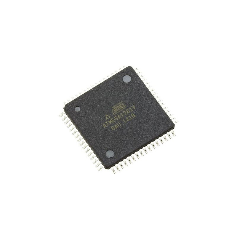 25 pcs - Microchip ATMEGA1281V-8AU, 8bit AVR Microcontroller, ATmega, 8MHz, 128 kB Flash, 64-Pin TQFP