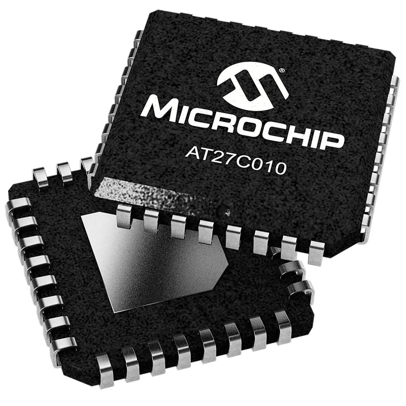 5 pcs - Microchip 1Mbit EPROM 32-Pin PLCC, AT27C010-70JU
