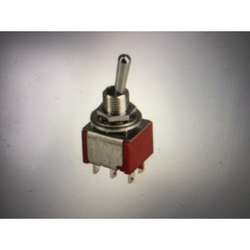 1 x 1MD6T1B5M1QE Toggle Switch, On-On-On, DPDT, Non Illuminated, 1M, Panel Mount