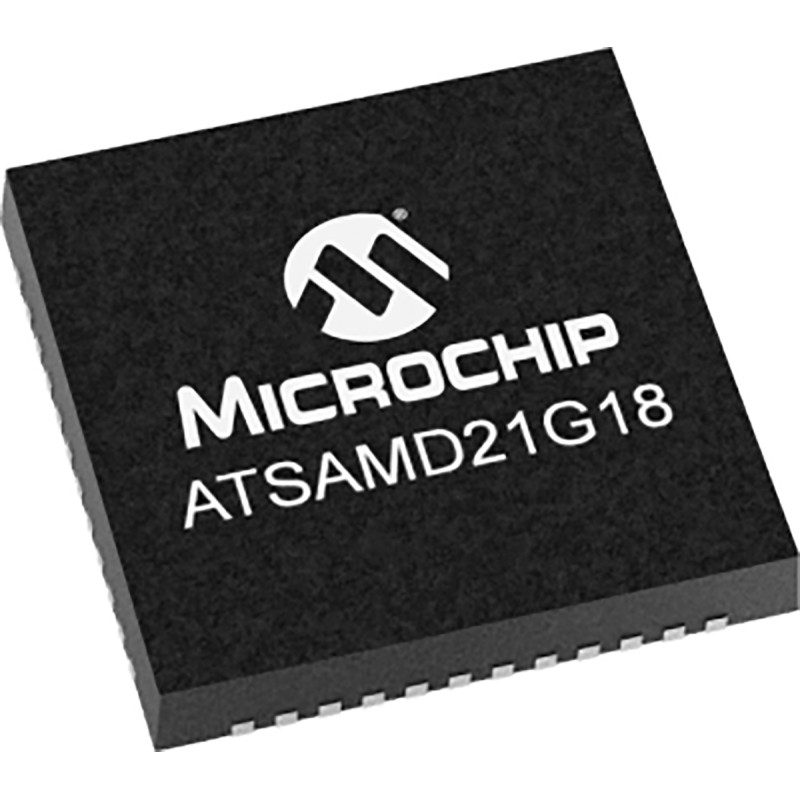 5 pcs - Microchip ATSAMD21G18A-MU, 32bit ARM Cortex M0+ Microcontroller, ATSAMD, 48MHz, 256 kB Flash, 48-Pin QFN