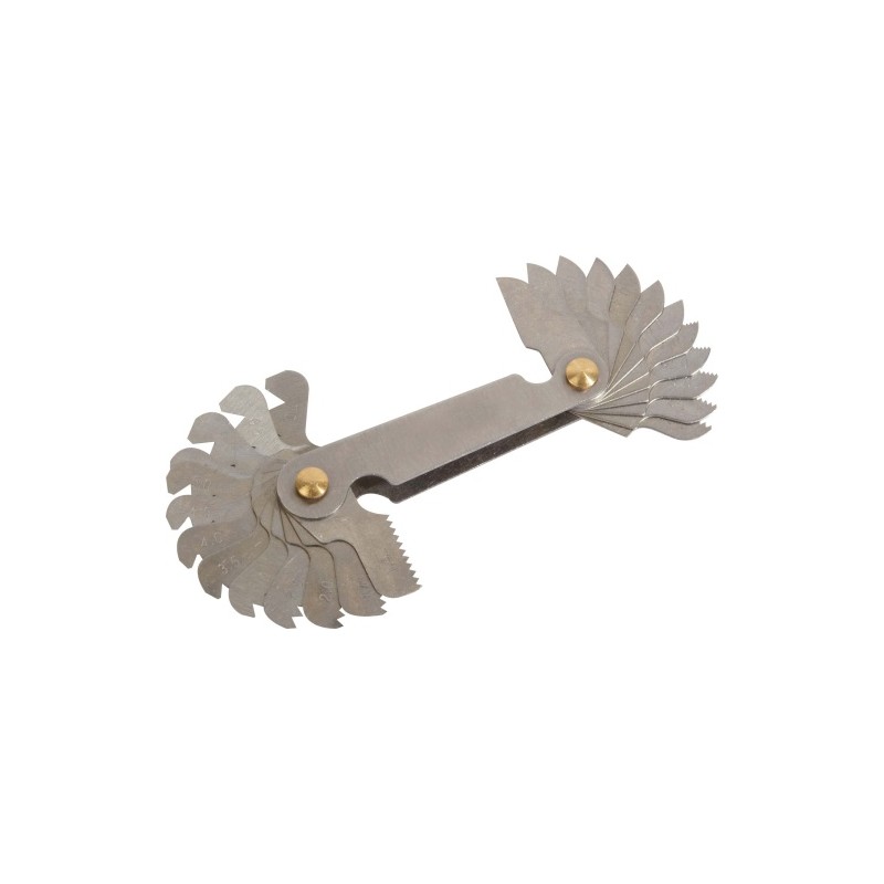 1 pcs - SAM, 32 Blades Thread Pitch Gauge, Metric thread type