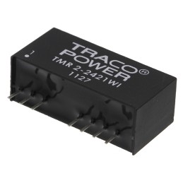 1 Tube of 10 - TRACOPOWER TMR 2WI DC-DC Converter, ±5V dc/ ±200mA Output, 9 - 36 V dc Input, 2W, Through Hole, +85°C Max Temp