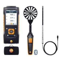 1 pcs - Testo 440 Air Flow ComboKit 1 with Bluetooth Anemometer, Measures Air Velocity, Humidity, Temperature