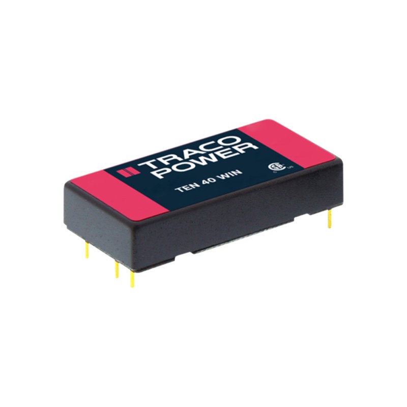 1 Tube of 10 - TRACOPOWER TEN 40WIN DC-DC Converter, 24V dc/ 1.67A Output, 9 - 36 V dc Input, 40W, Through Hole, +75°C Max Temp