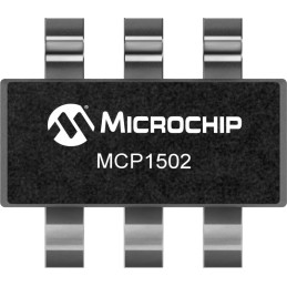 5 pcs - Microchip Fixed Voltage Reference 3.3V 0.1% SOT-23, MCP1502T-33E/CHY