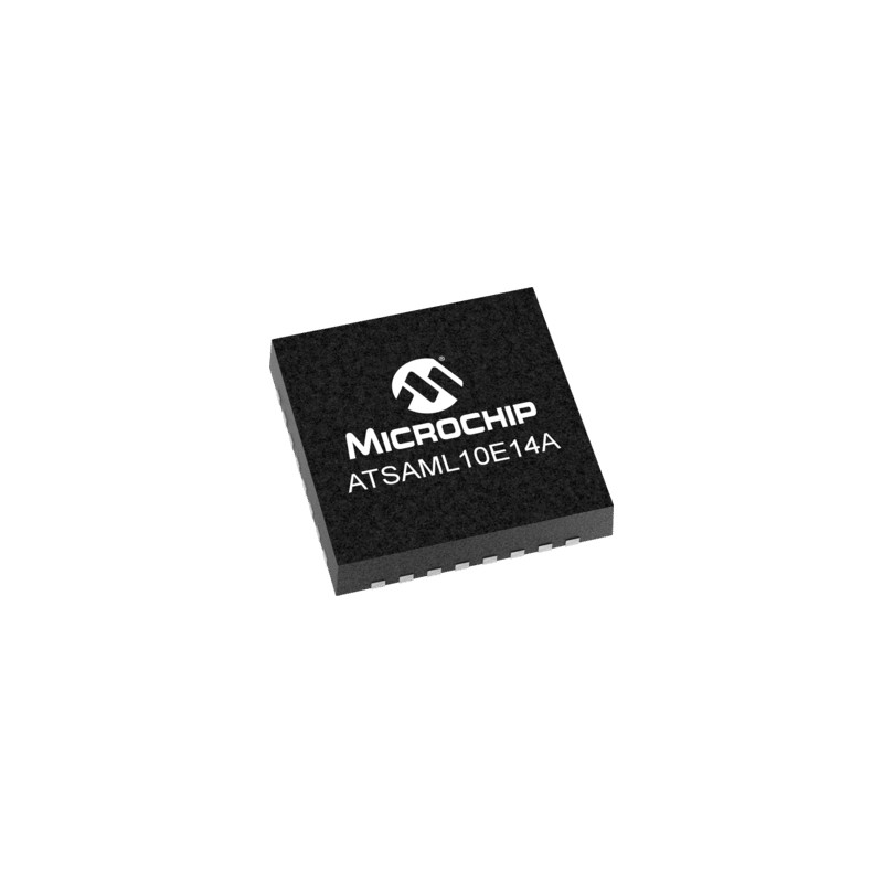 5 pcs - Microchip ATSAML10E14A-MU, 32bit ARM Cortex M23 Microcontroller, SAML10, 32MHz, 16 kB Flash, 32-Pin VQFN