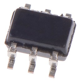 5 pcs - Texas Instruments SN74AVC1T45DCKT, 1 Bus Transceiver, , 1-Bit Non-Inverting CMOS, 6-Pin SC-70