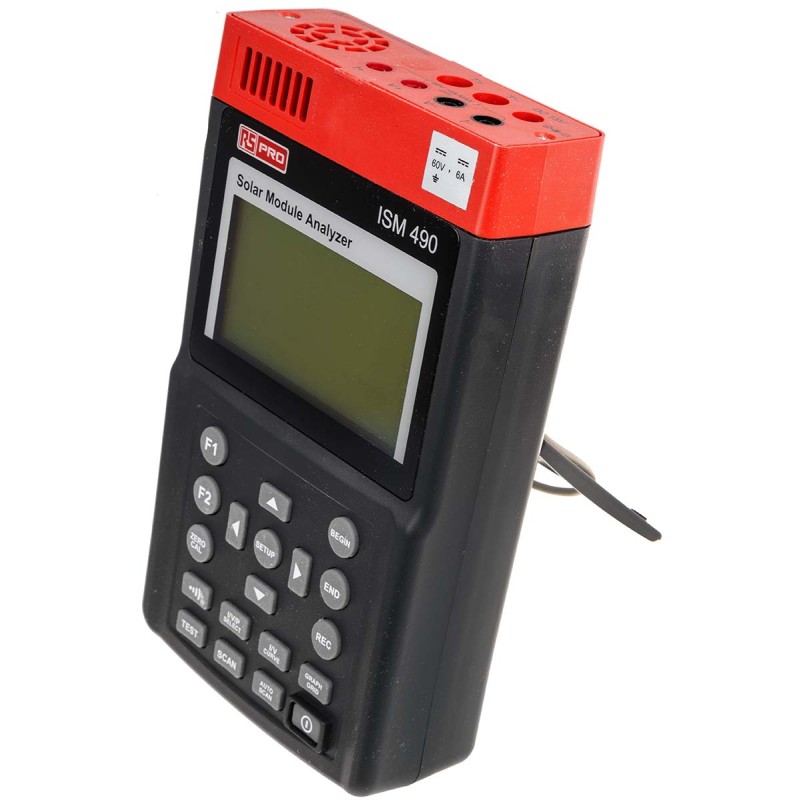 1 pcs - RS PRO ±1% Photovoltaic Cell Analyser, Rechargeable Li-Ion Battery 6A 60V dc