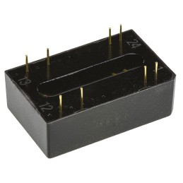 1 Tube of 10 - TRACOPOWER TEL 5 DC-DC Converter, ±12V dc/ ±250mA Output, 9 - 18 V dc Input, 5W, Through Hole, +85°C Max Temp