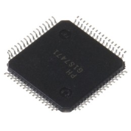 1 pcs - Microchip AT32UC3B0256-A2UT, 32bit AVR32 Microcontroller, AT32, 60MHz, 256 kB Flash, 64-Pin TQFP