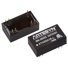 1 Tube of 10 - Artesyn Embedded Technologies ATA DC-DC Converter, 5V dc/ 600mA Output, 9 - 36 V dc Input, 3W, Through Hole,