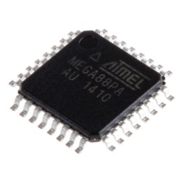 5 pcs - Microchip ATMEGA88PA-AU, 8bit AVR Microcontroller, ATmega, 20MHz, 8 kB Flash, 32-Pin TQFP