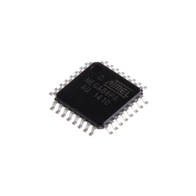 5 pcs - Microchip ATMEGA88PA-AU, 8bit AVR Microcontroller, ATmega, 20MHz, 8 kB Flash, 32-Pin TQFP
