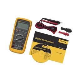 1 pcs - Fluke 27 Handheld Digital Multimeter, True RMS, 10A ac Max, 10A dc Max, 1000V ac Max