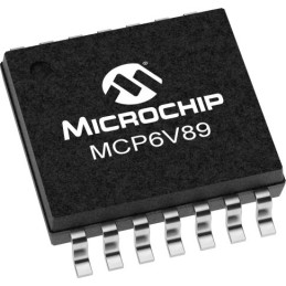 5 pcs - MCP6V89-E/ST Microchip, Op Amp, 5MHz, 2.2 - 5.5 V, 14-Pin TSSOP