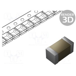 100 pcs x YAGEO - CC0201MRX5R5BB224 - Capacitor: ceramic, MLCC, 220nF, 6.3V, X5R, ±20%, SMD, 0201