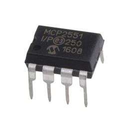 5 pcs - Microchip MCP2551-I/P, CAN Transceiver 1Mbps ISO 11898, 8-Pin PDIP