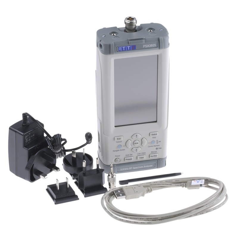 1 pcs - Aim-TTi PSA3605 Handheld Spectrum Analyser, 10 MHz - 3.6 GHz