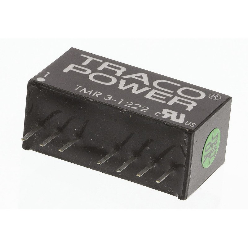 1 Tube of 10 - TRACOPOWER TMR 3 DC-DC Converter, ±12V dc/ ±125mA Output, 9 - 18 V dc Input, 3W, Through Hole, +85°C Max Temp
