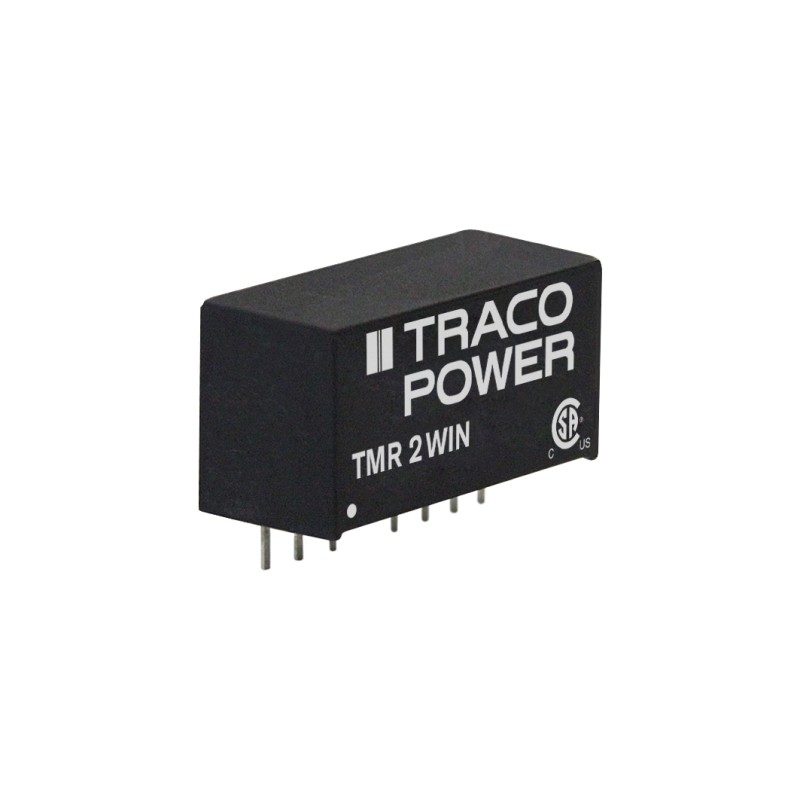 1 Tube of 10 - TRACOPOWER TMR 2WIN DC-DC Converter, ±12V dc/ ±83mA Output, 9 - 36 V dc Input, 2W, Through Hole, +90°C Max Temp