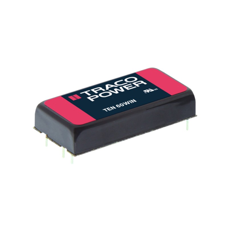 1 Tube of 10 - TRACOPOWER TEN 60WIN DC-DC Converter, ±15V dc/ ±2A Output, 9 - 36 V dc Input, 60W, Through Hole, +85°C Max Temp