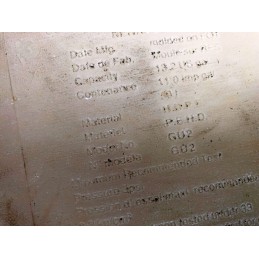 1999 JET SKI YAMAHA GP800 WAVERUNNER PETROL FUEL TANK NO SEND MODEL GU2 / 50 LTR