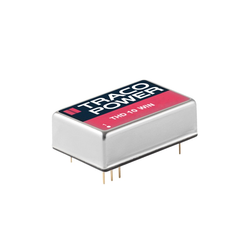 1 Tube of 10 - TRACOPOWER THD 10WIN DC-DC Converter, 12V dc/ 833mA Output, 9 - 36 V dc Input, 10W, Through Hole, +85°C Max Temp