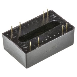 1 Tube of 10 - TRACOPOWER TEN 3 DC-DC Converter, ±12V dc/ ±125mA Output, 4.5 - 9 V dc Input, 3W, Through Hole, +85°C Max Temp