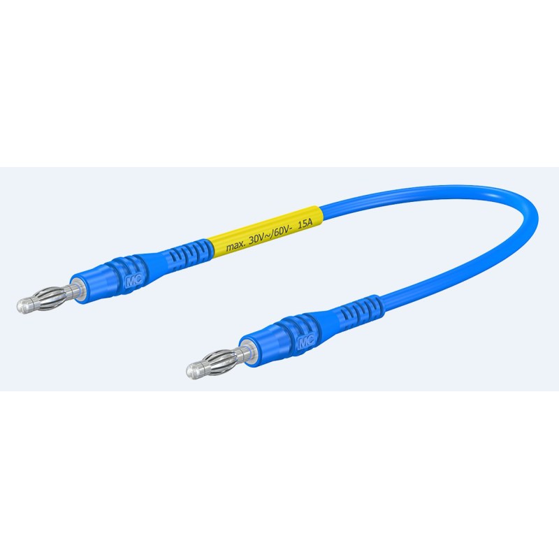 1 pcs - Staubli, 15A, 30 V ac, 60V dc, Blue, 1m Lead Length