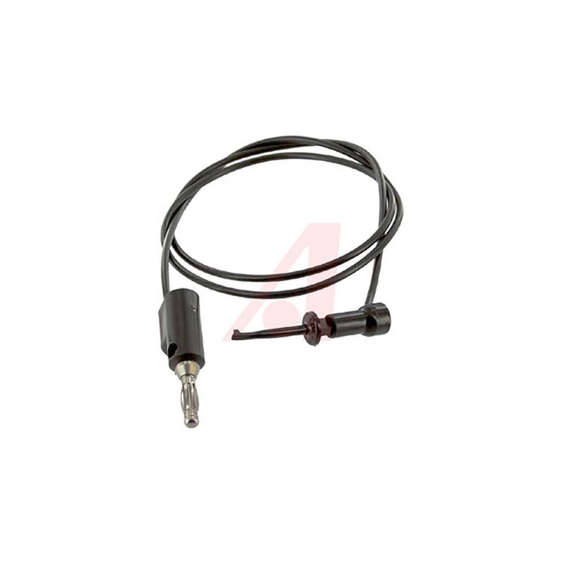 1 pcs - Mueller Electric Test lead, 5A, 300V, Black, 600mm Lead Length