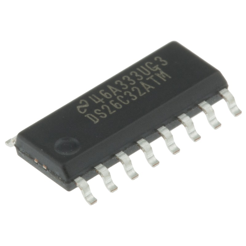 5 pcs - Texas Instruments DS26C32ATM/NOPB Line Receiver, 16-Pin SOIC