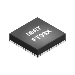 2 pcs - Bridgetek FT930Q-T, 32bit FT32B Microcontroller, FT93, 100MHz, 128 kB Flash, 68-Pin QFN
