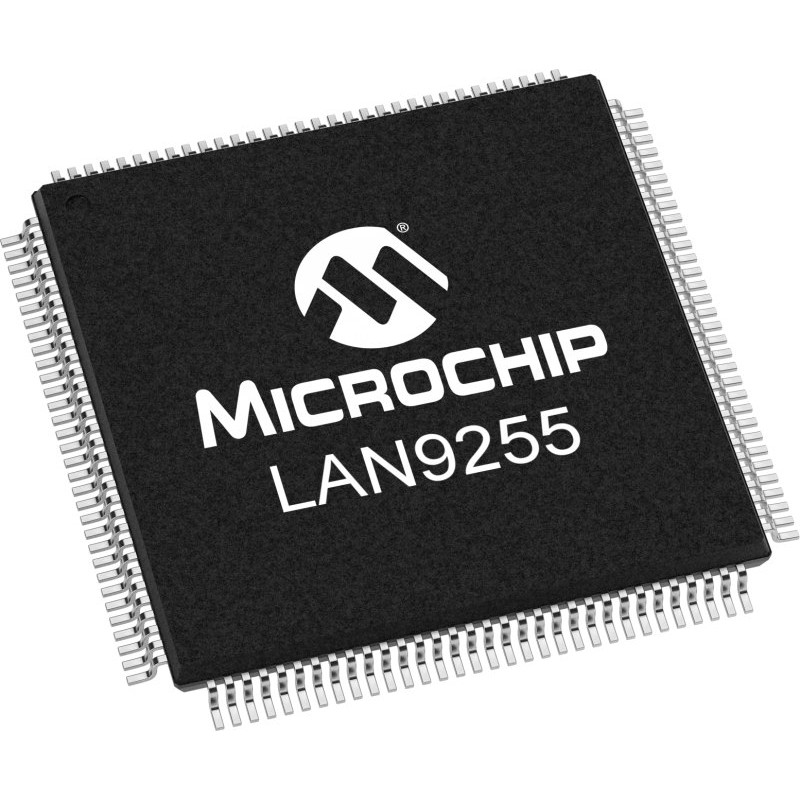 10 pcs - Microchip LAN9255-I/ZMX020 ARM 32-bit Cortex-M4 Microcontroller, ARM, 20MHz, 1.024 MB SRAM, 128-Pin TQFP