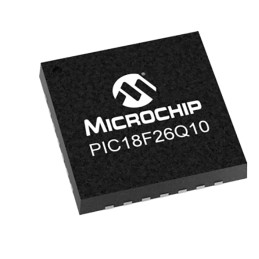5 pcs - Microchip PIC18F47Q10-I/PT, 8bit CPU Microcontroller, PIC18F, 64MHz, 128 B Flash, 44-Pin TQFP