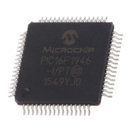 1 pcs - Microchip PIC16F1946-I/PT, 8bit PIC Microcontroller, PIC16F, 32MHz, 14 kB Flash, 64-Pin TQFP