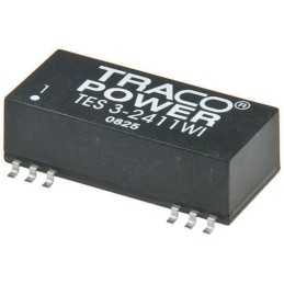 1 Tube of 10 - TRACOPOWER TES 3WI DC-DC Converter, ±12V dc/ ±125mA Output, 9 - 36 V dc Input, 3W, Surface Mount, +71°C Max Temp