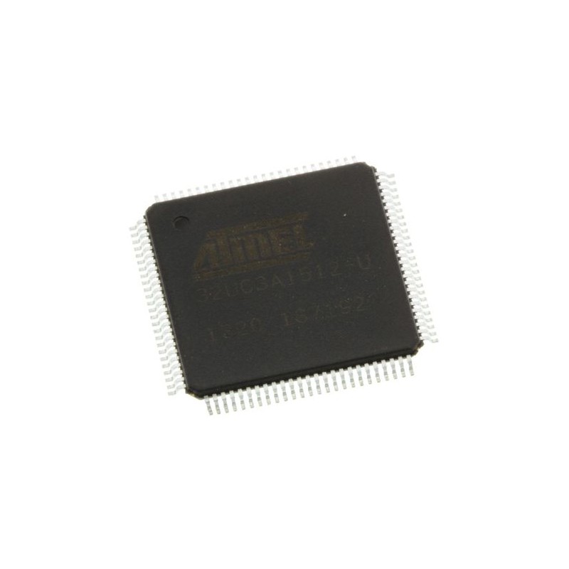 25 pcs - Microchip AT32UC3A1512-AUT, 32bit AVR32 Microcontroller, AT32, 66MHz, 512 kB Flash, 100-Pin TQFP