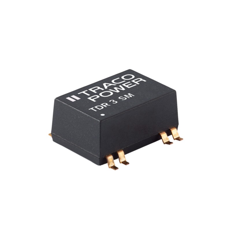 1 Tube of 10 - TRACOPOWER TDR 3SM DC-DC Converter, ±15V dc/ ±100mA Output, 18 - 36 V dc Input, 3W, Surface Mount, +85°C Max