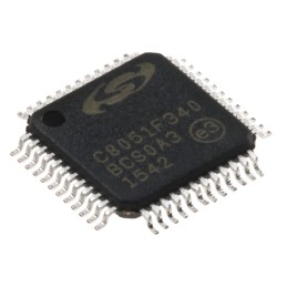 10 pcs - Silicon Labs C8051F340-GQ, 8bit 8051 Microcontroller, C8051F, 48MHz, 64 kB Flash, 48-Pin TQFP