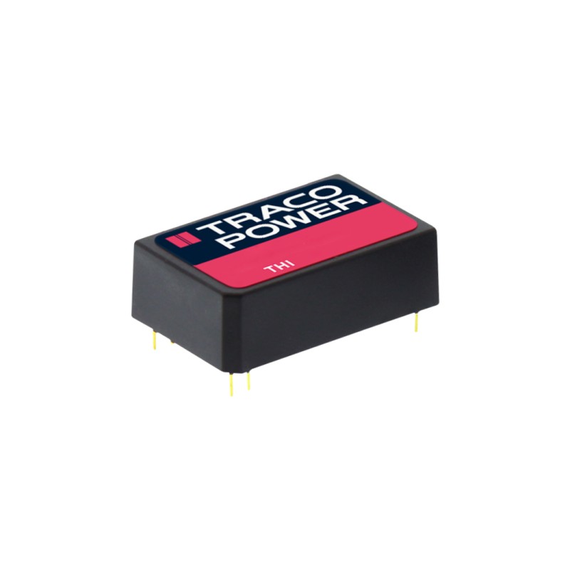 1 Tube of 10 - TRACOPOWER THI DC-DC Converter, ±15V dc/ ±65mA Output, 21.6 - 26.4 V dc Input, 2W, Through Hole, +75°C Max Temp