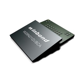 5 pcs - Winbond SLC NAND 1Gbit Parallel Flash Memory 63-Pin VFBGA, W29N01HVBINA
