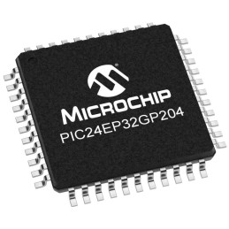 10 pcs - Microchip PIC24EP32GP204-I/PT PIC Microcontroller, PIC24, 44-Pin TQFP