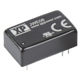 1 Tube of 10 - XP Power JWE08 DC-DC Converter, 24V dc/ 335mA Output, 9 - 36 V dc Input, 8W, Through Hole, +105°C Max Temp -40°C