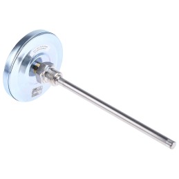 1 pcs - Jumo Immersion Dial Thermometer 0 - +250 °C, 608001/0110-834-841-10-104-26-26-200/000