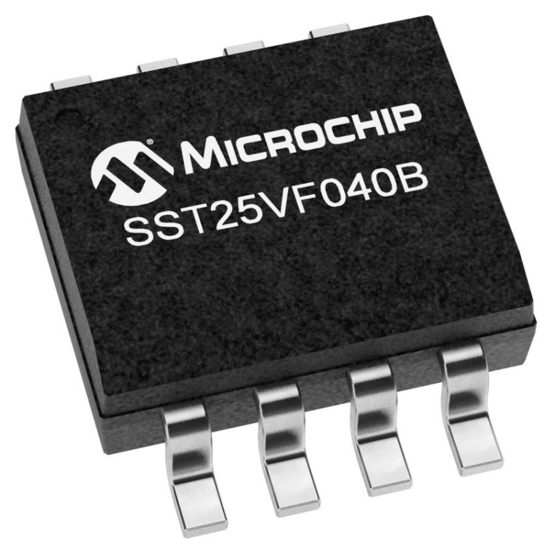 5 pcs - Microchip 4Mbit SPI Flash Memory 8-Pin SOIC, SST25VF040B-50-4I-SAF-T