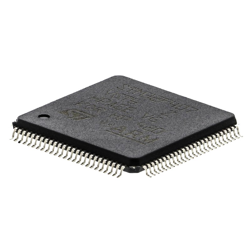 10 pcs - STMicroelectronics STM32F407VGT6, 32bit ARM Cortex M4 Microcontroller, STM32F4, 168MHz, 1.024 MB Flash, 100-Pin LQFP