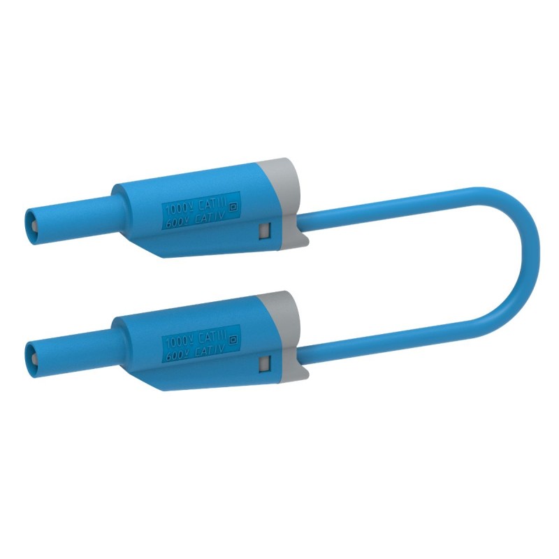 1 pcs - Electro PJP Test lead, 36A, 1kV, Blue, 200cm Lead Length