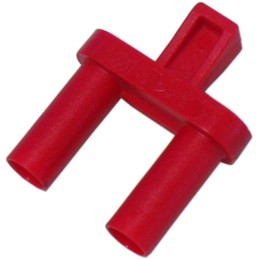 1 pcs - Electro PJP Red Male Banana Plug, Plug In Termination, 36A, 1kV