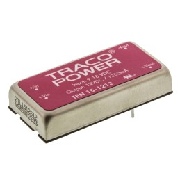 1 Tube of 10 - TRACOPOWER TEN 15 DC-DC Converter, 12V dc/ 1.25A Output, 9 - 18 V dc Input, 15W, Through Hole, +85°C Max Temp