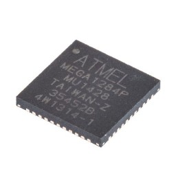 25 pcs - Microchip ATMEGA1284P-MU, 8bit AVR Microcontroller, ATmega, 20MHz, 128 kB Flash, 44-Pin VQFN